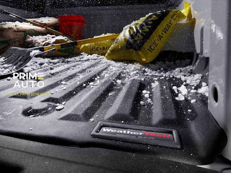 Лайнер вирівнюючий днище кузову Chevrolet Silverado 2500 2007 - 2019 чорний WeatherTech 32U6905 32U6905.. фото