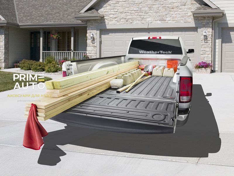 Лайнер вирівнюючий днище кузову Chevrolet Silverado 2500 2007 - 2019 чорний WeatherTech 32U6905 32U6905.. фото