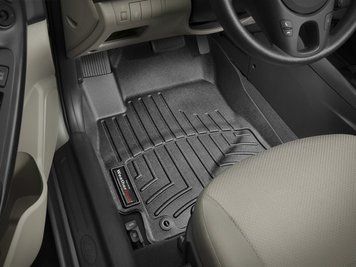 Килими автомобільні 3D Лайнери передні Kia Forte 2010 - 2013 чорний WeatherTech 442971 442971 фото