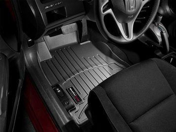 Коврики автомобильные 3D Лайнеры передние Honda Civic 2006 - 2011 черный WeatherTech 443631 443631 фото