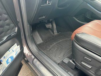 Килими автомобільні 3D Лайнери High Performance передні Hyundai Santa Fe 2021 - 2023 чорний WeatherTech 4416561IM 4416561IM фото