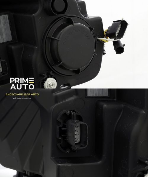 Передні фари Ford F-150 Raptor 2017-2020 LED LUXX серія чорні AlphaRex 880167 880167. фото