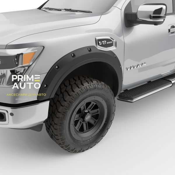 Розширювачі арок Nissan Titan 2017 - 2025 Bolt-On Style матові EGR 796004 796004 фото