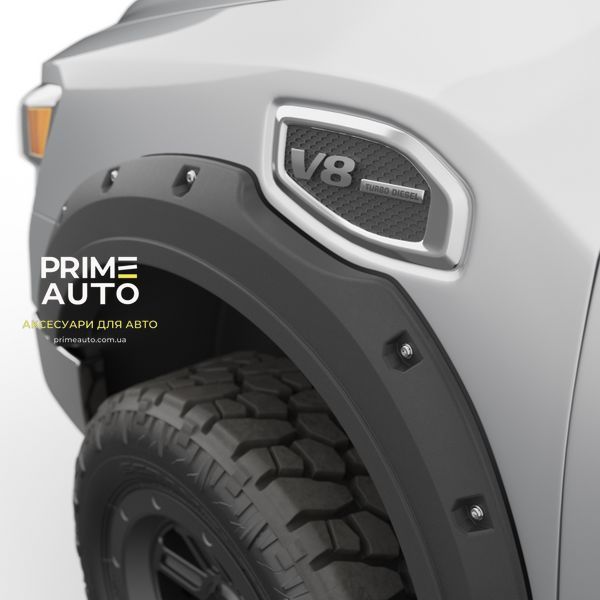 Розширювачі арок Nissan Titan 2017 - 2025 Bolt-On Style матові EGR 796004 796004 фото