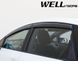 Дефлектори вікон, к-т 4 шт, Premium серія Toyota Prius 2012 - 2018 V Wellvisors 3-847TY052 3-847TY052 фото 7