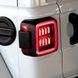 Задні ліхтарі Jeep Wrangler 2019-2025 NOVA-Series Black-Red AlphaRex 602020 602020 фото 3
