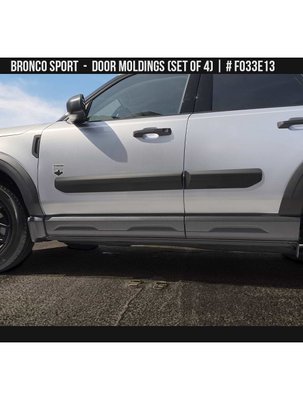 Молдинги бокові Ford Bronco Sport 2021-2025 чорний AIR DESIGN FO33E13 FO33E13 фото
