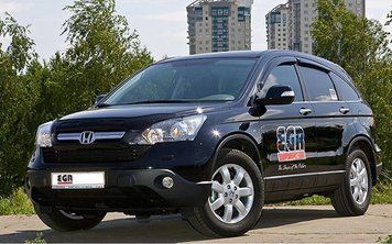 Дефлектори вікон передні+задні к-т 4шт темні Honda CRV 2007 - 2011 EGR 92434016B 92434016B фото