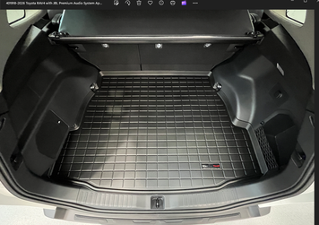 Килим в багажник Toyota RAV4 2026 чорний WeatherTech 401918 401918 фото