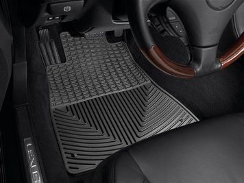 Коврики резиновые передние Lexus SC 430 2002- 2010 черный WeatherTech W77 W77. фото
