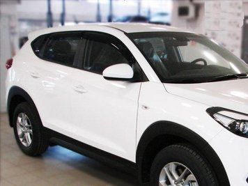 Дефлектори вікон передні+задні к-т 4шт темні Hyundai Tucson 2015 - 2020 EGR 92435031B 92435031B фото