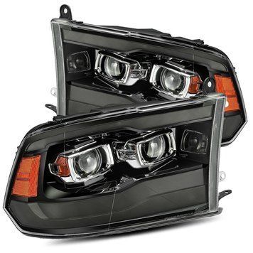 Передние фары RAM/Dodge Ram 1500 Classic 2009-2024 PRO серия углево-черные AlphaRex 880593 880593 фото