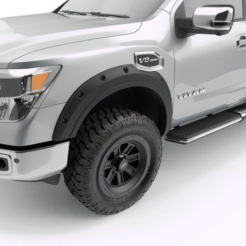 Расширители арок Nissan Titan 2017 - 2025 Bolt-On Style черные болты матовые EGR 796005 796005 фото