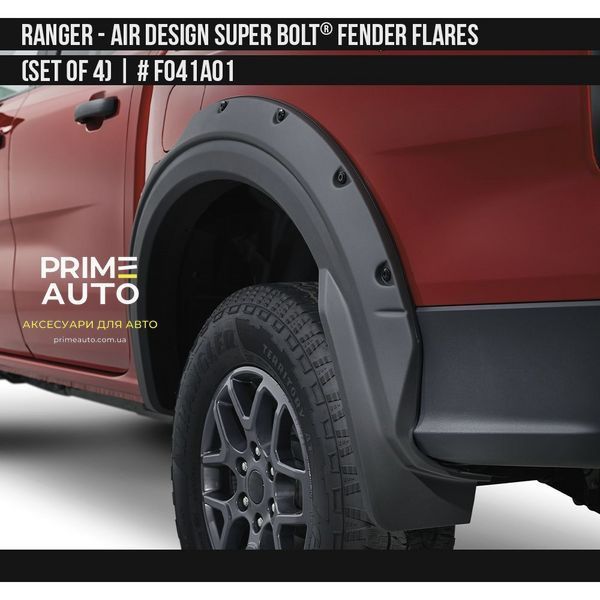 Фендера Ford Ranger USA 2023 + черный AIR DESIGN FO41A01 FO41A01 фото