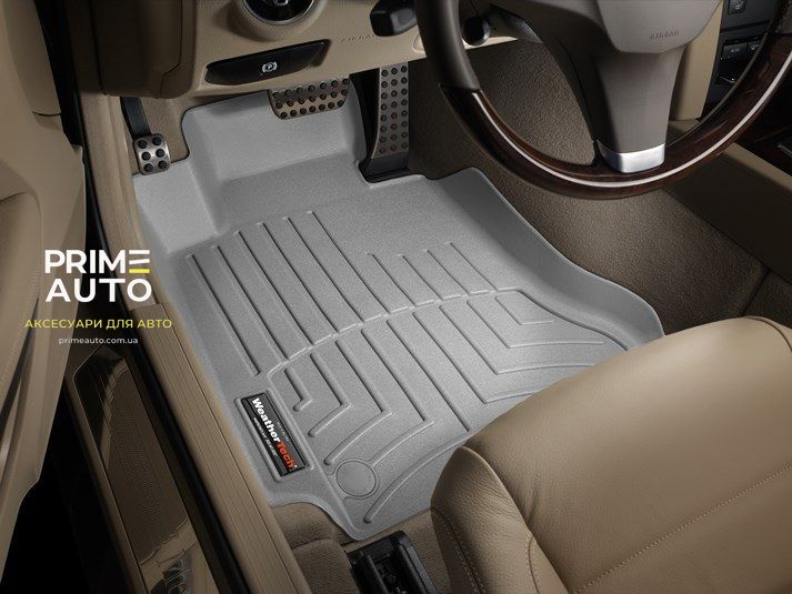 Килими автомобільні, 3D лайнери, передні Mercedes-Benz E-Class 2010 - 2016 сірий WeatherTech 464701 464701. фото