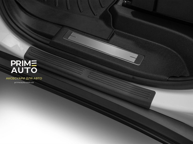 Накладки на пороги 4штуки GMC Yukon/Denali 2021 - 2026 WeatherTech ST061K1 ST061K1.. фото
