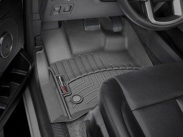 Коврики автомобильные 3D Лайнеры передние Ford Expedition 2018 - 2020 черный WeatherTech 4412951 4412951::.. фото