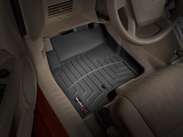 Килими автомобільні 3D Лайнери передні Jeep Compass 2007 - 2016 чорний WeatherTech 440861 440861 фото