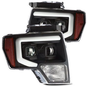 Передние фары LED Ford F150 2009-2014 LED LUXX серия черные AlphaRex 880179 880179 фото