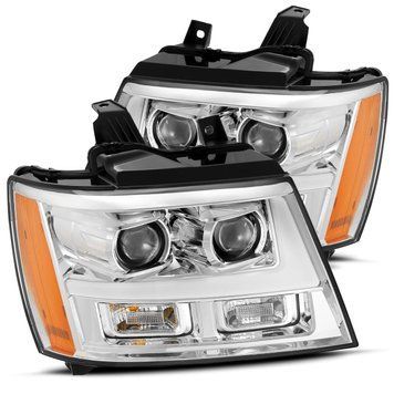 Передні фари Chevy Tahoe 2007-2013 LED G2 Style LUXX серія хром AlphaRex 880296 880296 фото