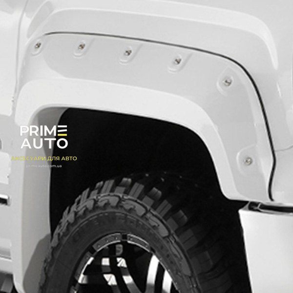 Розширювачі арок комплект 4 шт GMC Sierra 1500 2019-2025 Pocket-style чорний Bushwacker 40909-02 40909-02 фото