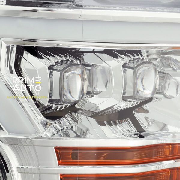 Передние фары Ford F150 2018-2020 LED NOVA серия хром AlphaRex AXHL-FF18-PPTS-LED-C-A-G2 AXHL-FF18-PPTS-LED-C-A-G2 фото