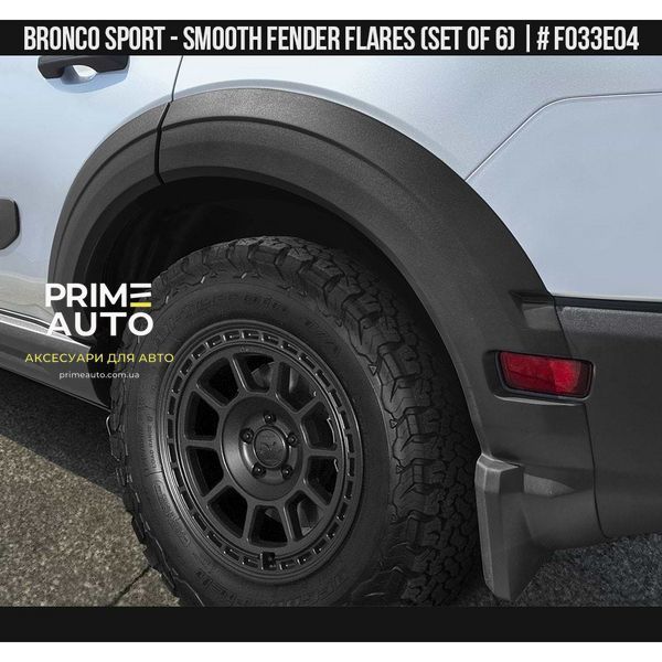 Фендера Ford Bronco Sport 2021 - 2026 черный AIR DESIGN FO33E04 FO33E04 фото