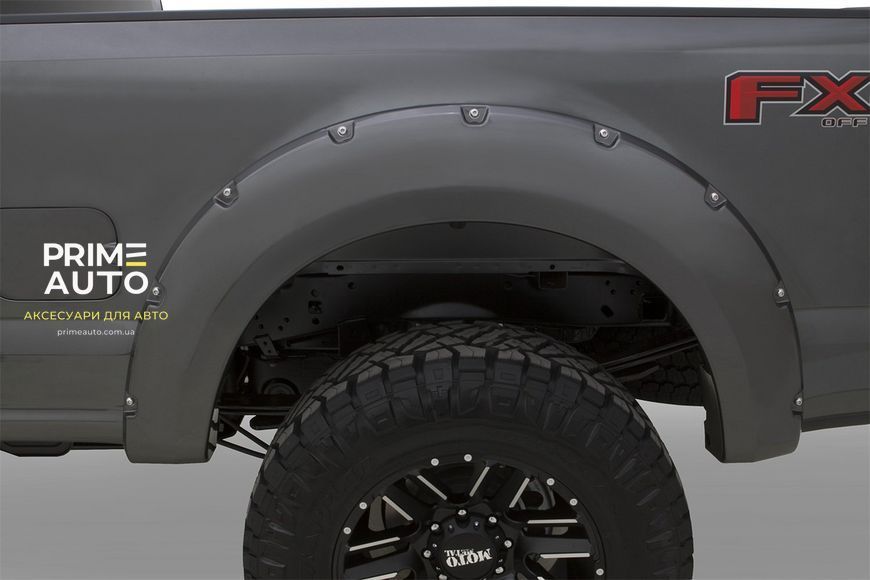 Розширювачі арок комплект 4 шт GMC Sierra 1500 2019-2025 Pocket-style чорний Bushwacker 40909-02 40909-02 фото