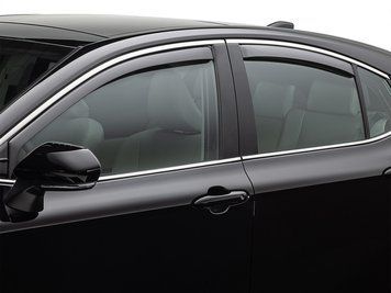 Дефлектори вікон вставні передні+задні Ford Focus/RS/ST 2012 - 2018 темний глянцевий WeatherTech 82573IM 82573IM фото