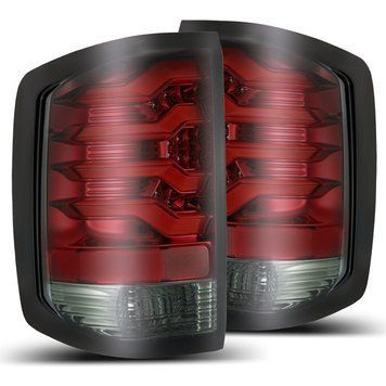 Задние фонари Chevrolet Silverado 1500 2014-2018 PRO-Series Red Smoke AlphaRex 620020 620020 фото