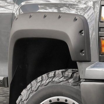 Расширители арок Chevrolet Silverado 1500 2014 - 2018 Bolt-On Style черные болты матовые EGR 791675 791675 фото