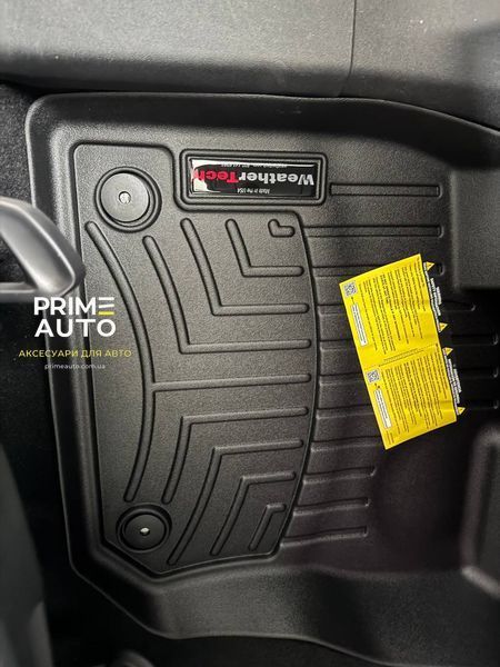 Килими автомобільні 3D Лайнери передні Skoda Kodiaq 2025+ чорний WeatherTech 4419061 4419061.. фото