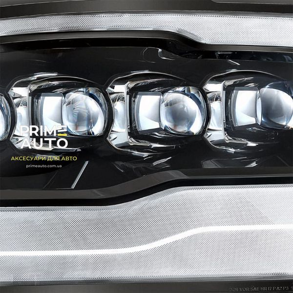 Передние фары Dodge Ram 1500 Classic 2009-2023 LED NOVA серия углево-черные AlphaRex AXHL-DR09-PPT-LED-LB-A-G2 AXHL-DR09-PPT-LED-LB-A-G2 фото