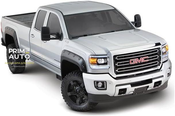 Расширители арок комплект 4 шт GMC Sierra 2500 HD 2007-2010 Boss Pocket-style черный Bushwacker 40943-02 40943-02 фото