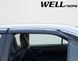 Дефлектори вікон, к-т 4 шт, з хромованим молдингом Toyota Camry 2015 - 2017 Wellvisors 3-847TY048 3-847TY048 фото 7