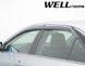 Дефлектори вікон, к-т 4 шт, з хромованим молдингом Toyota Camry 2015 - 2017 Wellvisors 3-847TY048 3-847TY048 фото 6