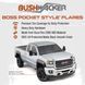 Расширители арок комплект 4 шт GMC Sierra 2500 HD 2007-2010 Boss Pocket-style черный Bushwacker 40943-02 40943-02 фото 7