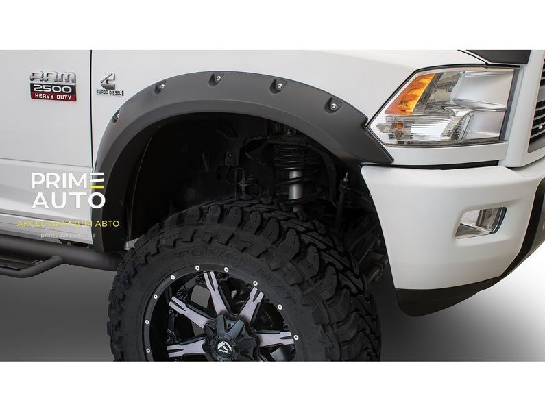 Розширювачі арок комплект 4 шт RAM/Dodge Ram 2500/3500 2010-2018 Max Pocket-style чорний Bushwacker 50921-02 50921-02 фото