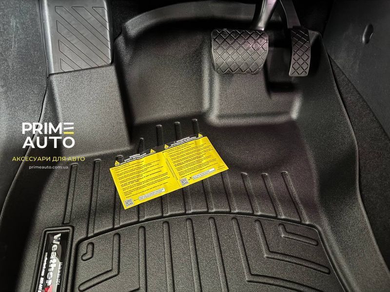 Килими автомобільні 3D Лайнери передні Skoda Kodiaq 2025+ чорний WeatherTech 4419061 4419061.. фото