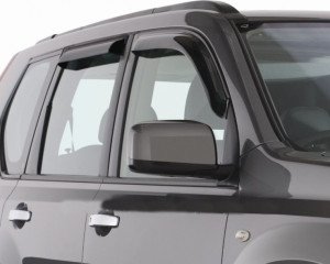 Дефлектори вікон передні+задні к-т 4шт темні Nissan XTrail 2007 - 2014 EGR 92463032B 92463032B фото