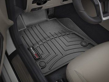 Коврики автомобильные 3D Лайнеры передние Mercedes-Benz SLC-Class 2012 - 2020 черный WeatherTech 445291 445291. фото