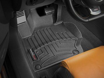 Килими автомобільні 3D Лайнери передні Audi TT 2008 - 2015 чорний WeatherTech 444991 444991 фото