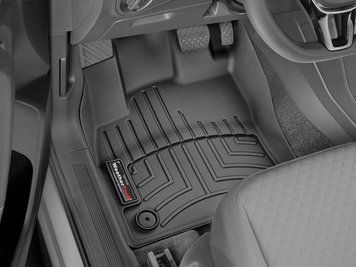 Килими автомобільні 3D Лайнери передні Volkswagen T-Roc 2016 - 2025 EUR чорний WeatherTech 449891 449891_ фото
