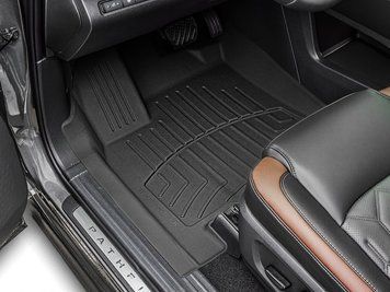 Коврики автомобильные 3D Лайнеры High Performance передние Nissan Pathfinder 2022 - 2026 черный WeatherTech 4416981IM 4416981IM. фото