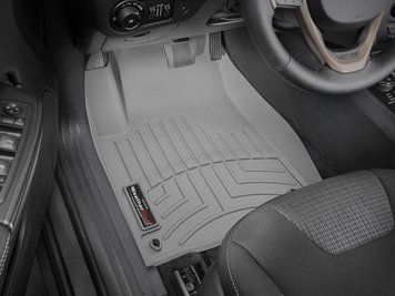 Килими автомобільні 3D Лайнери передні Jeep Cherokee 2020 + сірий WeatherTech 468331 468331 фото