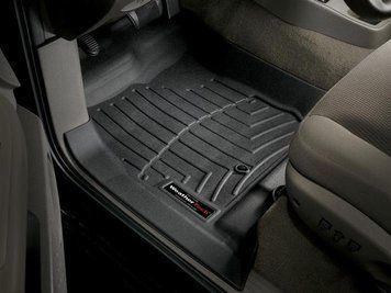 Килими автомобільні 3D Лайнери передні Dodge Dakota 2005 - 2011 чорний WeatherTech 440251 440251. фото