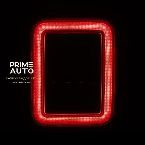 Задні ліхтарі Jeep Gladiator 2019-2025 LUXX-Series Black-Red AlphaRex 602070 602070 фото