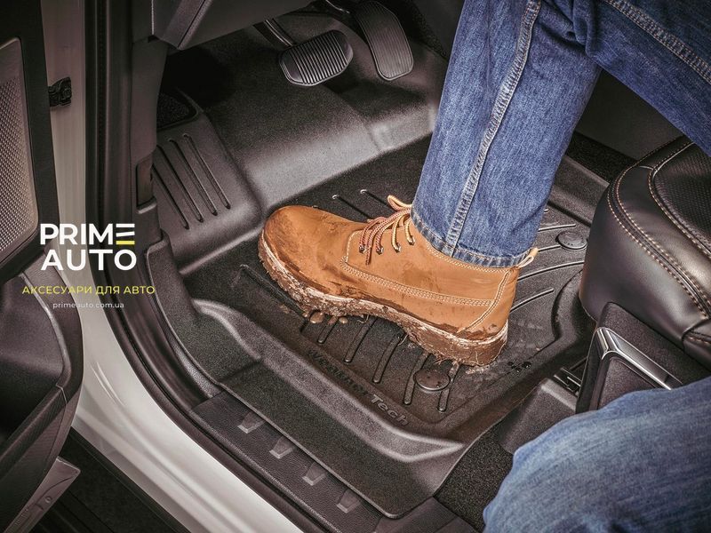 Коврики автомобильные 3D Лайнеры High Performance передние Toyota Tacoma 2012 - 2015 черный WeatherTech 446551IM 446551IM фото