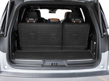 Килим в багажник на спинку сидінь 3D High Performance Lincoln Navigator 2018-2024 чорний WeatherTech 401733IM 401733IM. фото