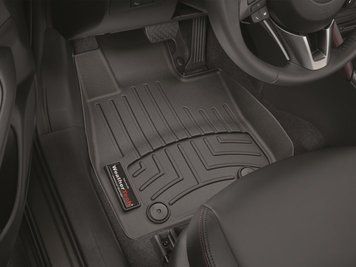 Коврики автомобильные 3D Лайнеры передние Mazda CX-3 2016 - 2021 черный WeatherTech 448481 448481 фото